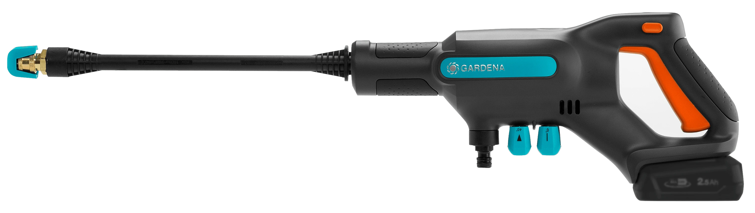 Gardena Vidutinio slėgio akumuliatorinė plovykla „AquaClean 24 / 18V P4A“, paruošta naudoti, 14800-20