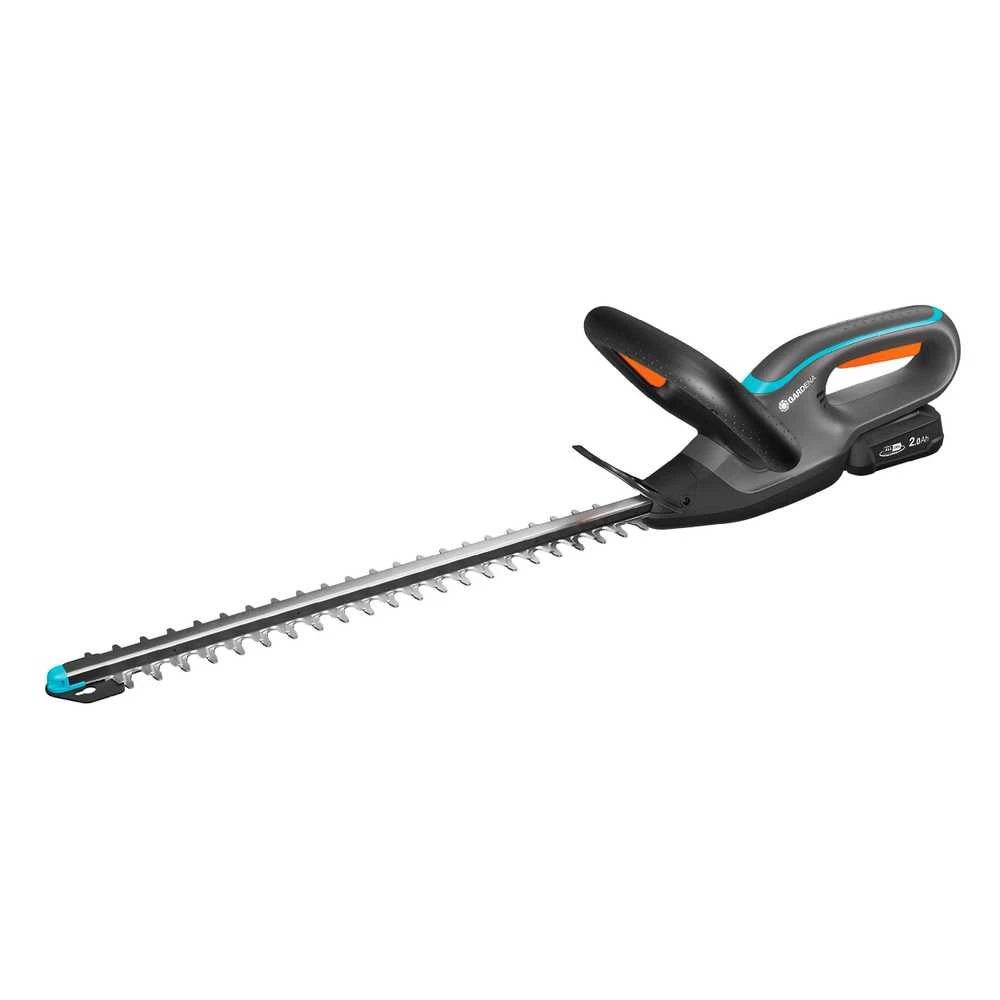 Gardena EasyCut 45/18V 14734-20 – komplekte yra: akumuliatorius ir kroviklis