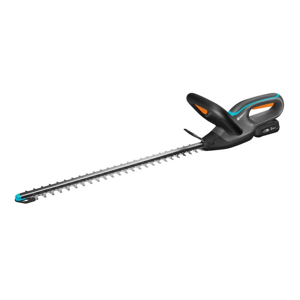 Gardena EasyCut 55/18V 14735-20 – komplekte yra: akumuliatorius ir kroviklis