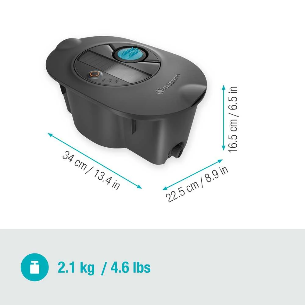 Gardena vamzdynas AquaPrecise, maitinamas saulės energija 16010-20