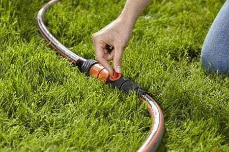 Gardena "Profi Maxi-Flow" sistemos 19 mm (3/4") žarnos jungtis su reguliavimo ventiliu