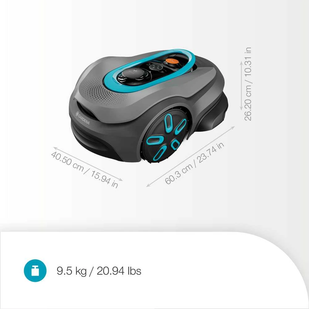 Robotas vejapjovė Gardena smart SILENO sense 600 m² | 19942-11