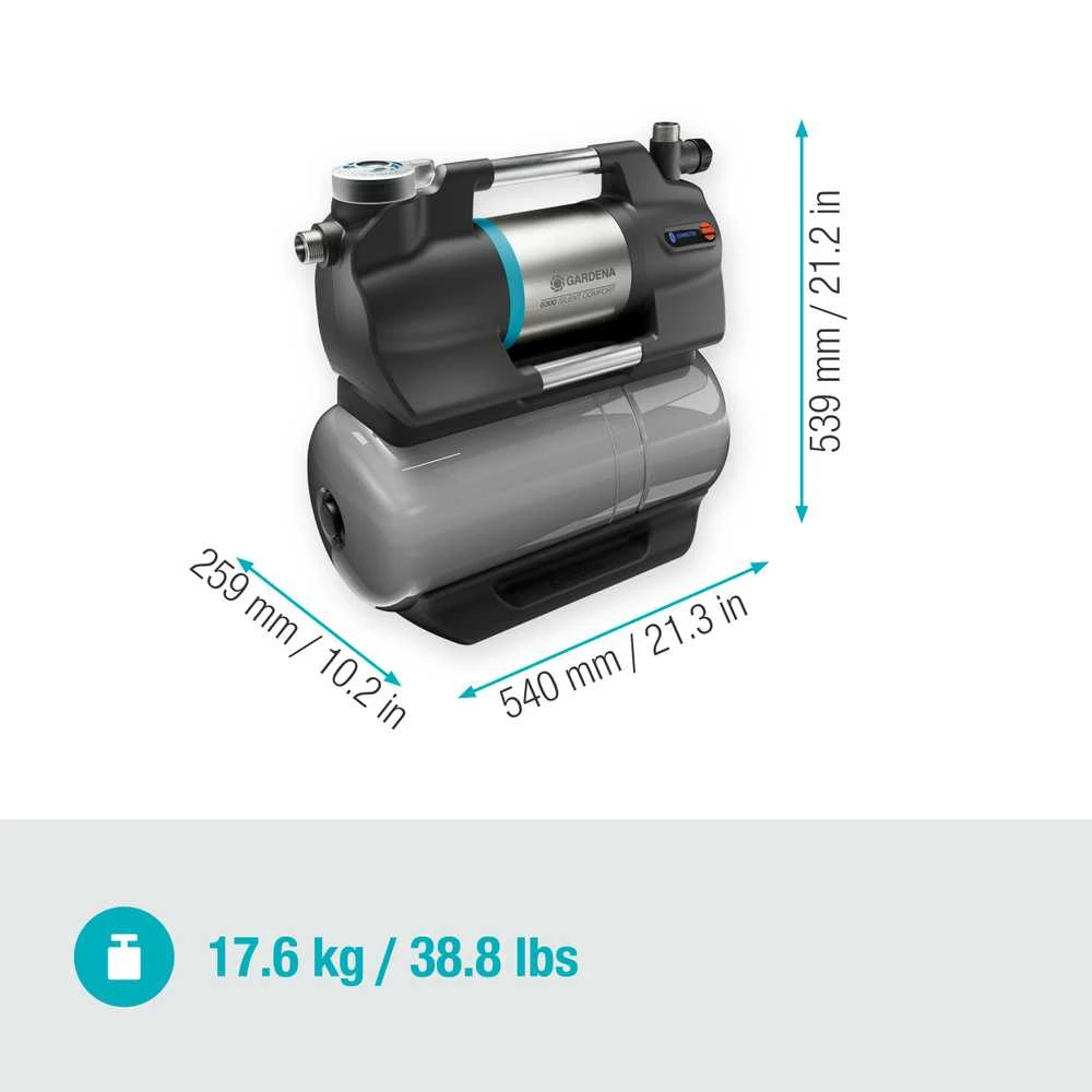 Gardena Siurblys su slėgio rezervuaru 6300 SilentComfort