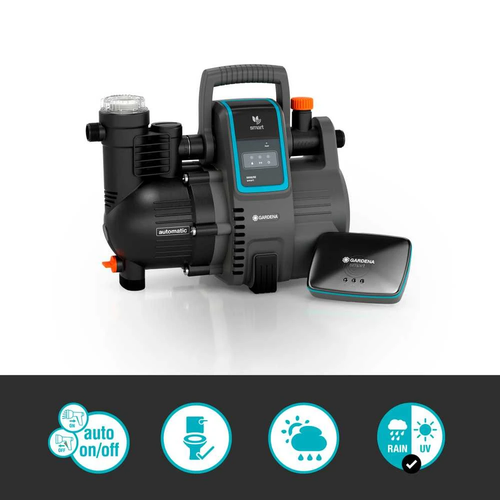 Gardena "Smart" automatinio slėginio siurblio rinkinys namams ir sodui