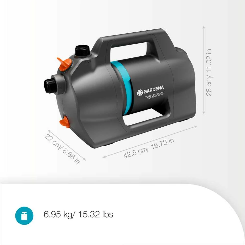 Gardena Sodo siurblys 5000 Silent rinkinys