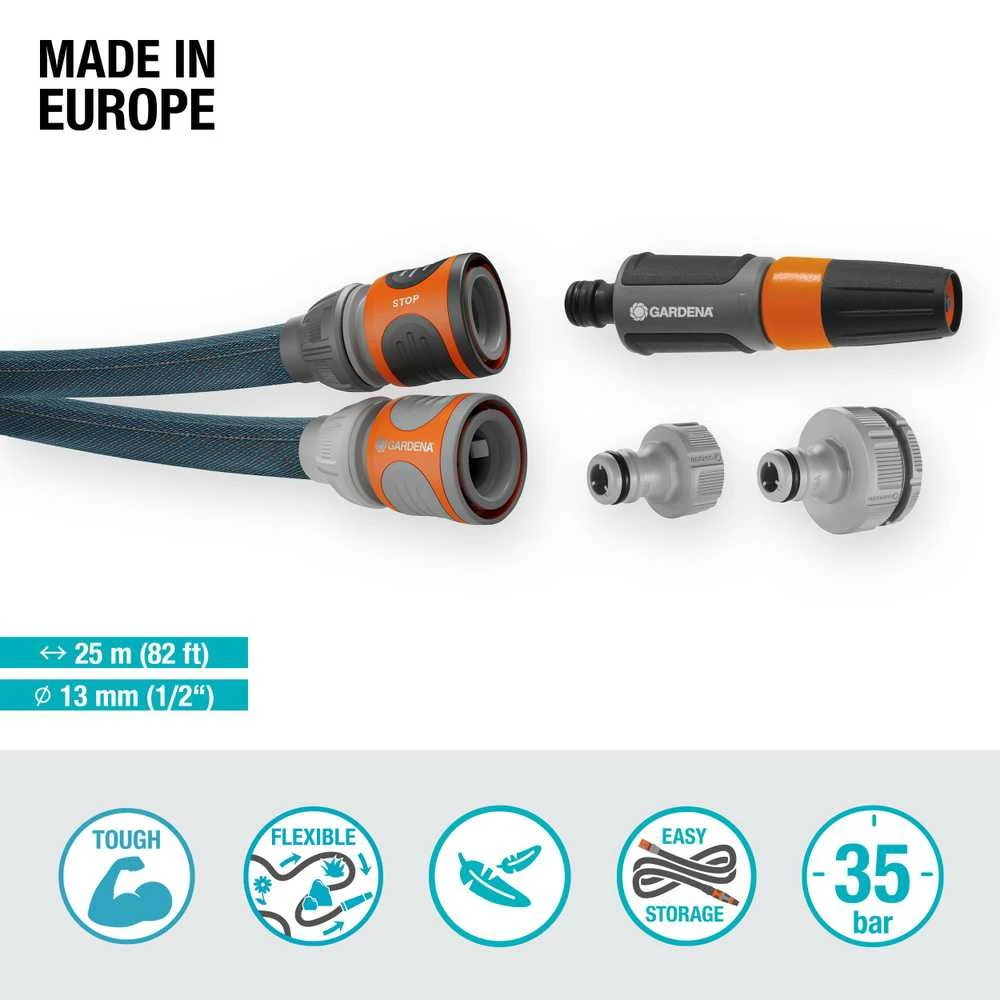 Gardena Tekstilinė žarna Liano™ Xtreme 25 m, rinkinys