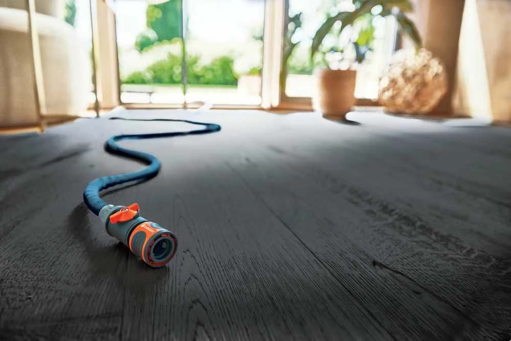 Gardena Tekstilinės žarnos Liano™ 10 m su čiaupų jungtimi vidaus čiaupams rinkinys