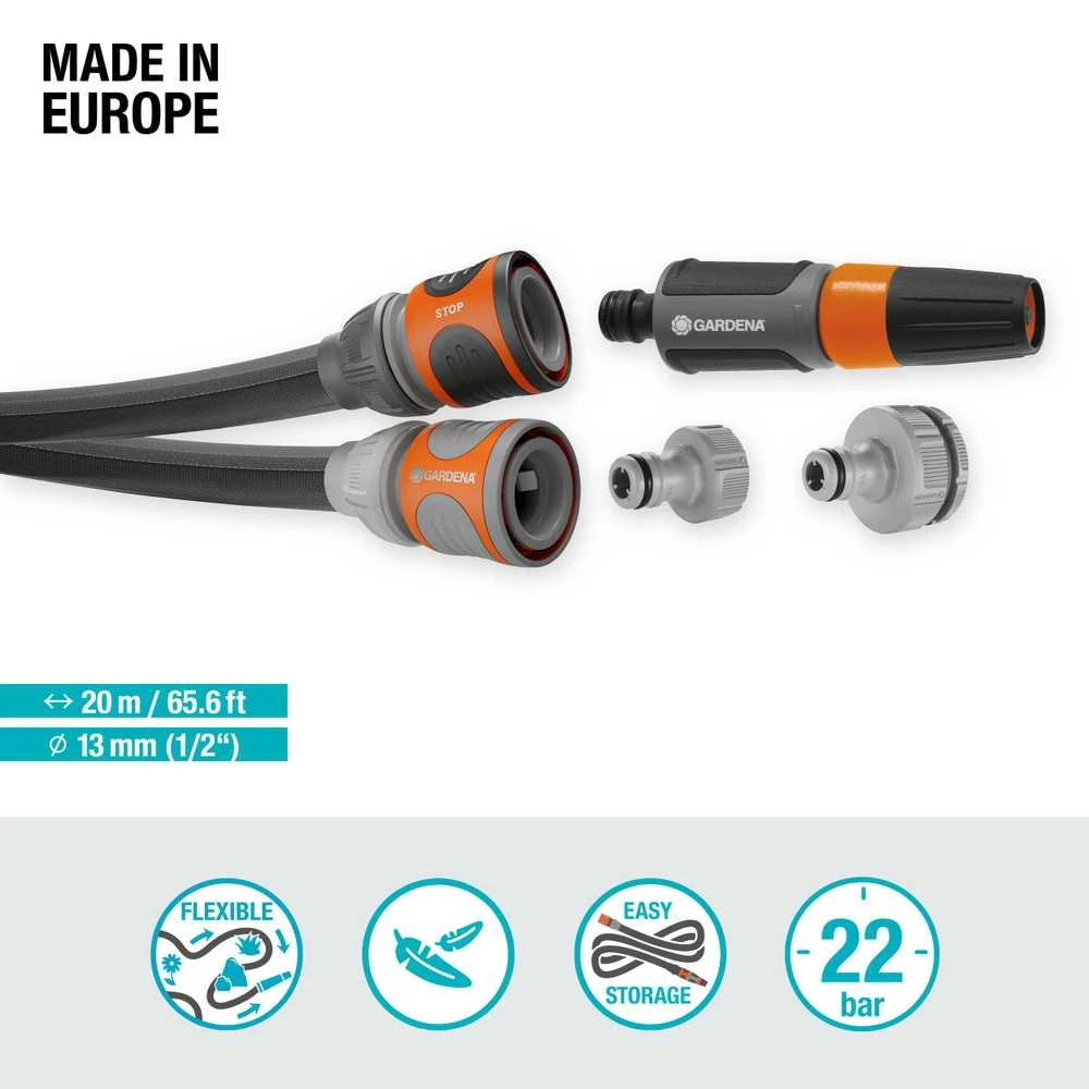 Gardena Tekstilinės žarnos Liano™ Life 20 m rinkinys