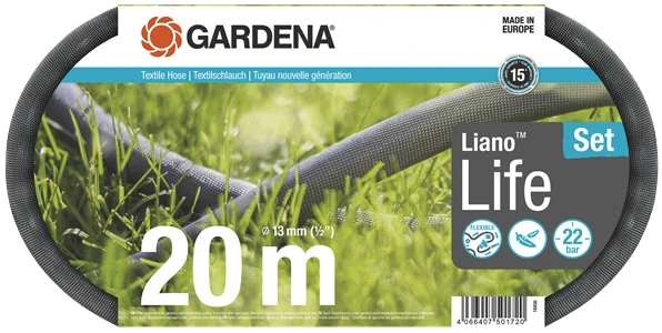 Gardena Tekstilinės žarnos Liano™ Life 20 m rinkinys