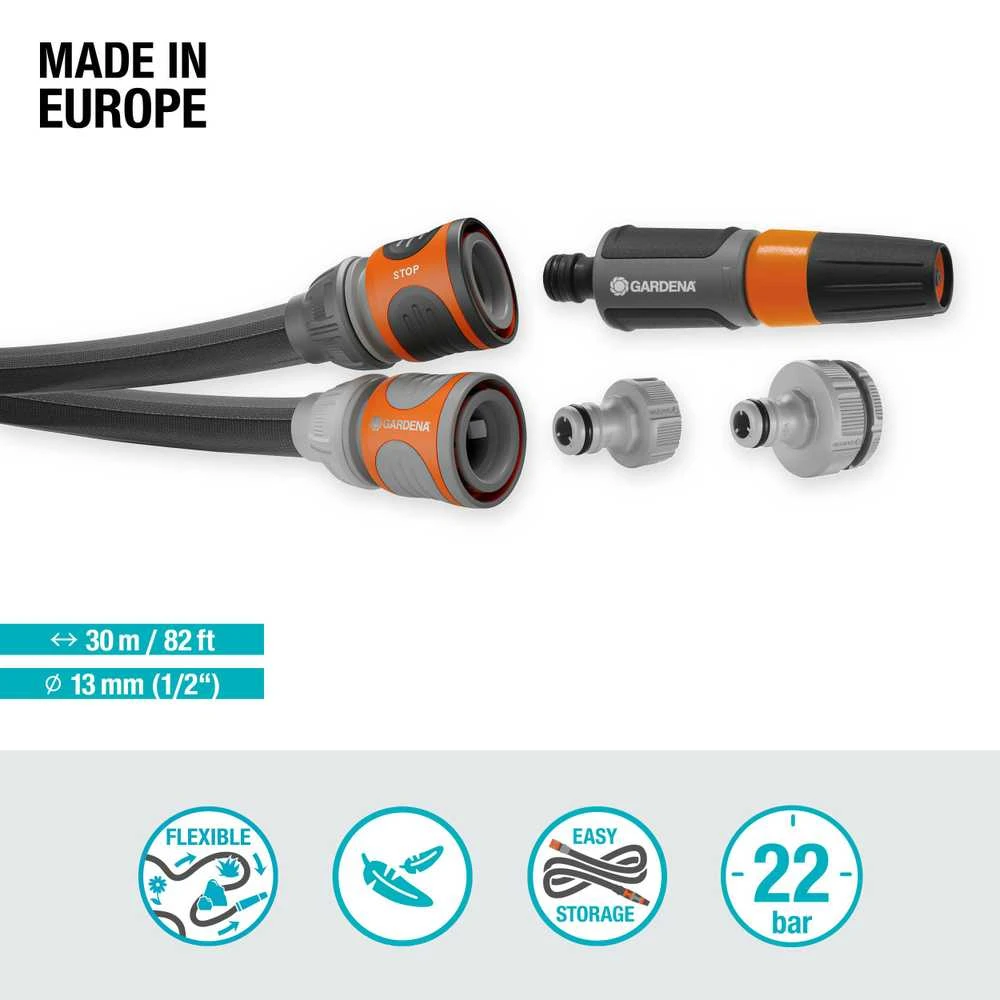 Gardena Tekstilinės žarnos Liano™ Life 30 m rinkinys