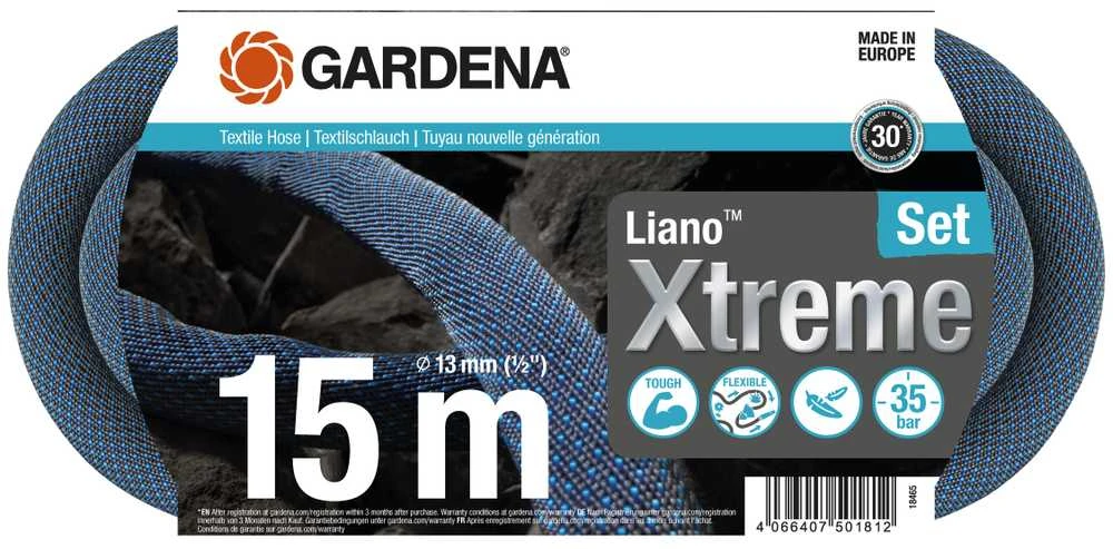 Gardena Tekstilinės žarnos Liano™ Xtreme 15 m rinkinys