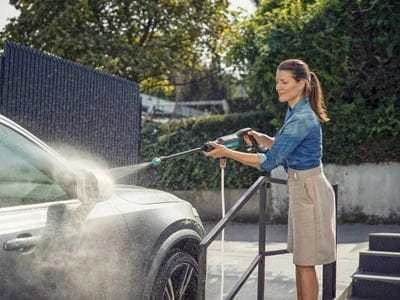 Gardena Vidutinio slėgio akumuliatorinė plovykla „AquaClean 24 / 18V P4A“ solo, 14800-55