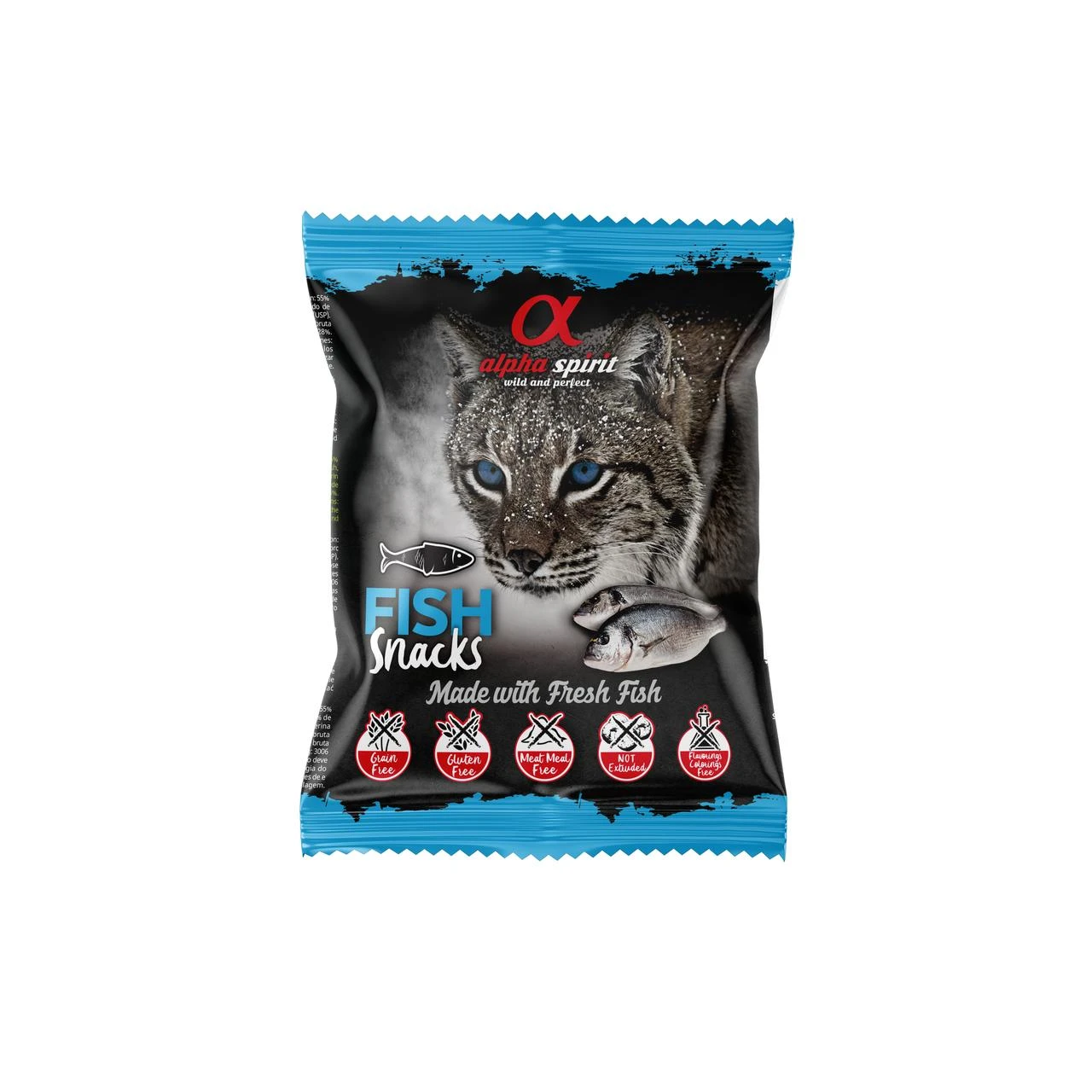 ALPHA SPIRIT SNACKS CAT skanukai katėms su žuvimi 50g