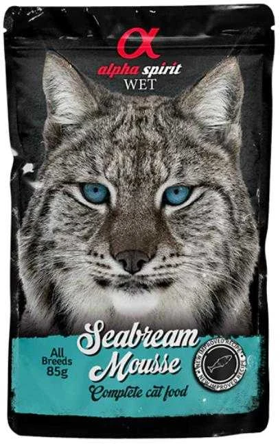 ALPHA SPIRIT WET putėsiai katėms su dorados žuvimi 85g 6vnt