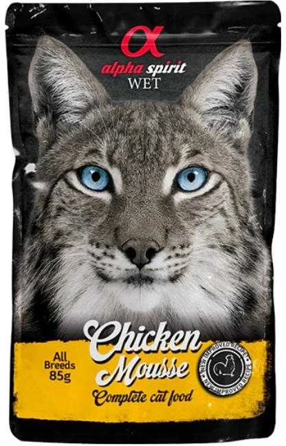 ALPHA SPIRIT WET putėsiai katėms su vištiena 85g 6vnt