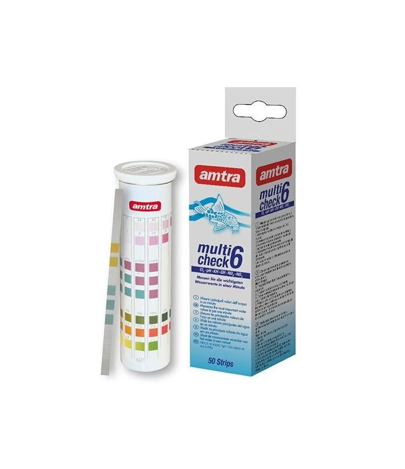 AMTRA MULTICHECK 6IN1 vandens testas 50vnt
