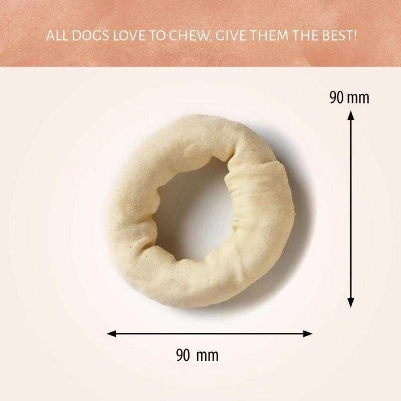 ANTOS Donut baltas žiedas 7-8cm