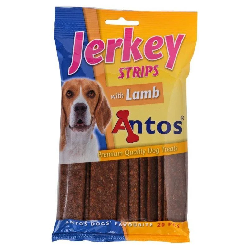 ANTOS Jerkey Strips Lamb 20vnt. plokštelės su ėriena