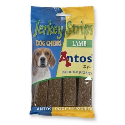 ANTOS Jerkey Strips Lamb 20vnt. plokštelės su ėriena