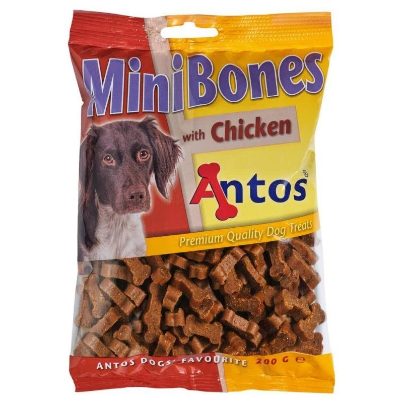 ANTOS Mini Bones Chicken maži kauliukai su vištiena 200g