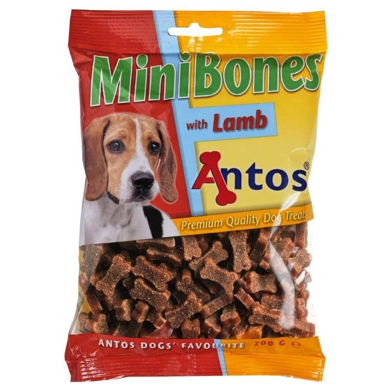 ANTOS Mini Bones Duo Lamb maži kauliukai su ėriena 200g