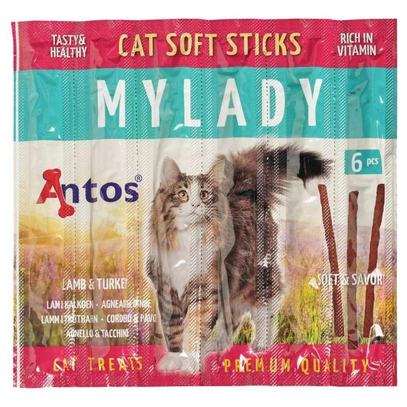 ANTOS MYLADE Mėsos lazdelės katėms ėriena/kalakutiena