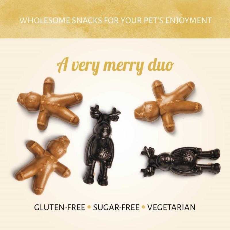 ANTOS Rudolph&amp;Gingy krakmoliniai skanukai 40vnt