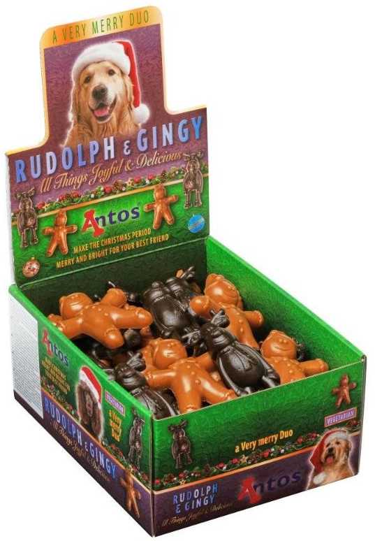 ANTOS Rudolph&amp;Gingy krakmoliniai skanukai 40vnt