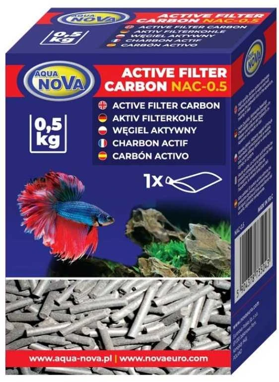 Aqua Nova Carbon aktyvuota anglis su maišeliu 0,5kg