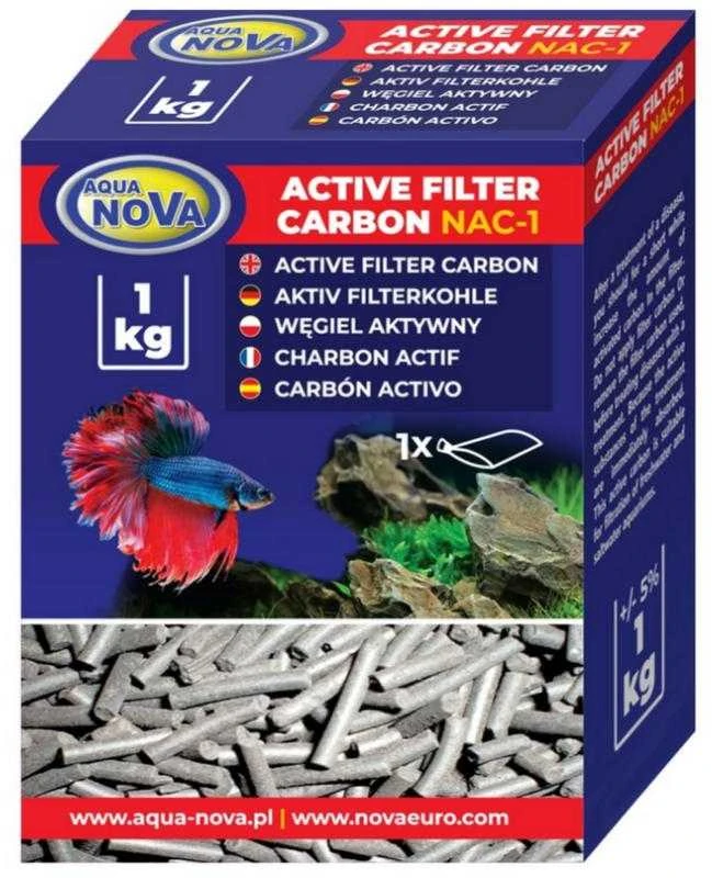 Aqua Nova Carbon aktyvuota anglis su maišeliu 1kg