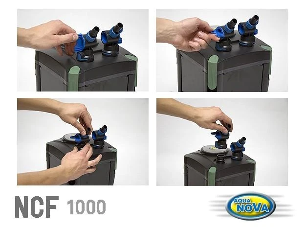 Aqua Nova NCF-1000 išorinis filtras iki 300L akvariumui 20W 1000L/val