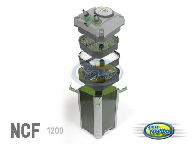 Aqua Nova NCF-1200 išorinis filtras iki 400L akvariumui 20W 1200L/val