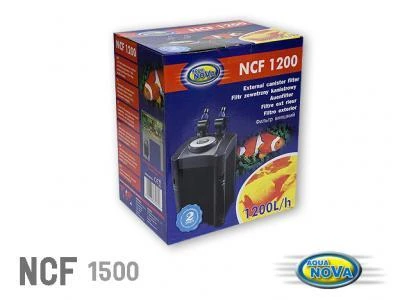 Aqua Nova NCF-1500 išorinis filtras iki 500L akvariumui 20W 1500L/val
