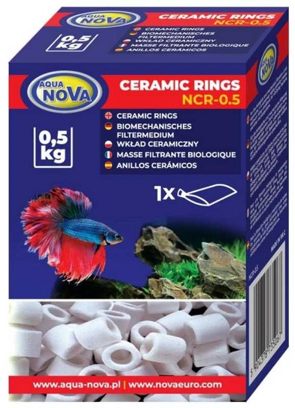 Aqua Nova keramikiniai filtravimo žiedai 0,5kg