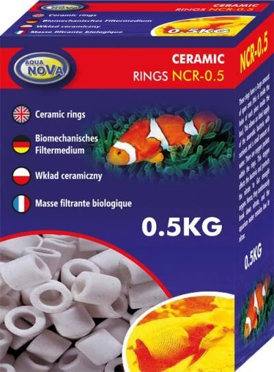 Aqua Nova keramikiniai filtravimo žiedai 0,5kg