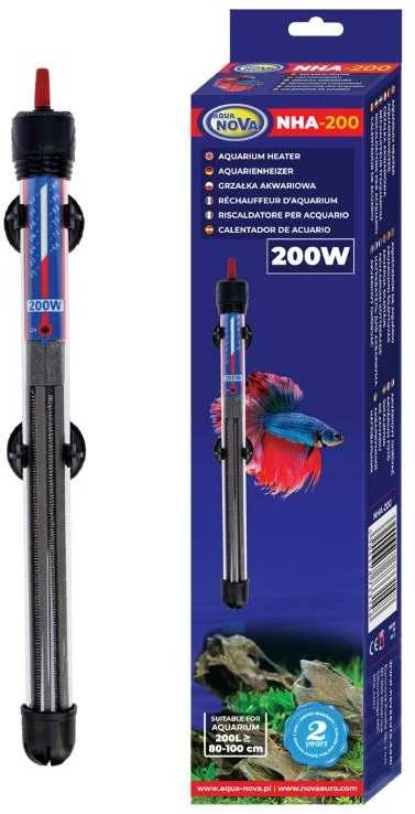Aqua Nova NHA-200 200W 200L akvariumo vandens šildytuvas