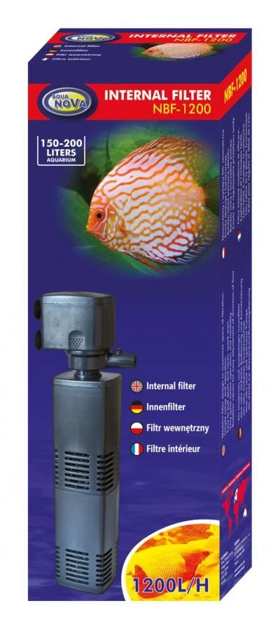 Aqua Nova NBF-1200 vidinis filtras 150-200L akvariumai 1200L/val