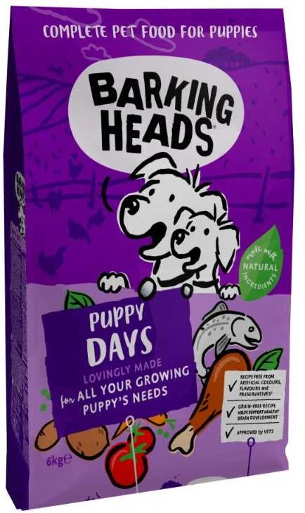 Barking Heads Puppy Days kalakutiena šuniukams su kalakutiena 6kg