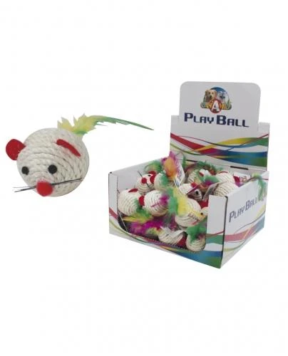 Croci Spa CAT TOY žaislas katėms 4.5cm pelės 2vnt (40)