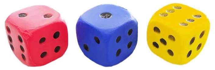 Croci Spa Cube spalvoti kubai katėms 3.5cm