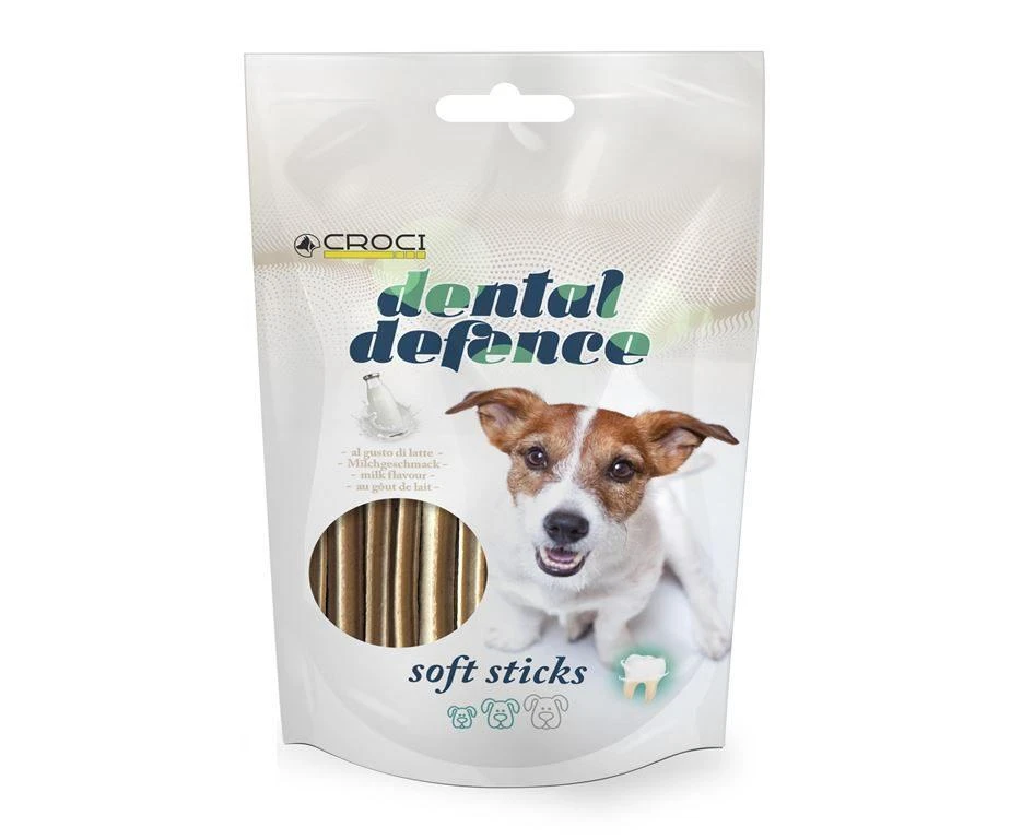 CROCI DENTAL DEFENCE lazdelės pieno skonio 8vnt 60g
