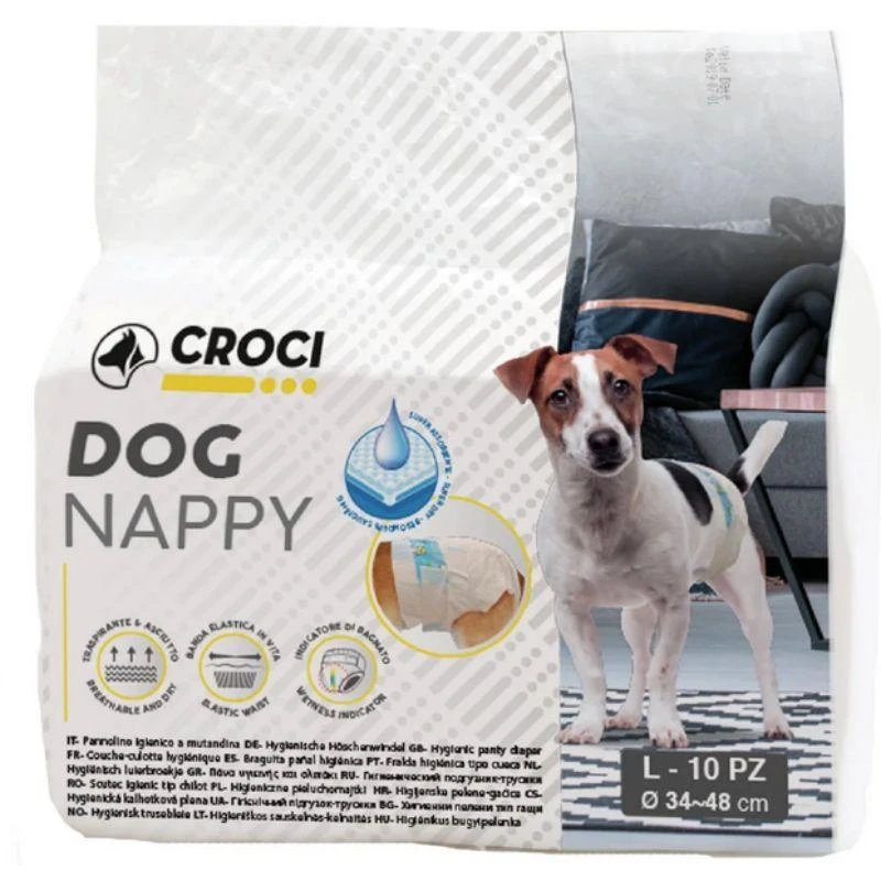 Cani Amici Dog Nappy sauskelnės šunims 6-10kg