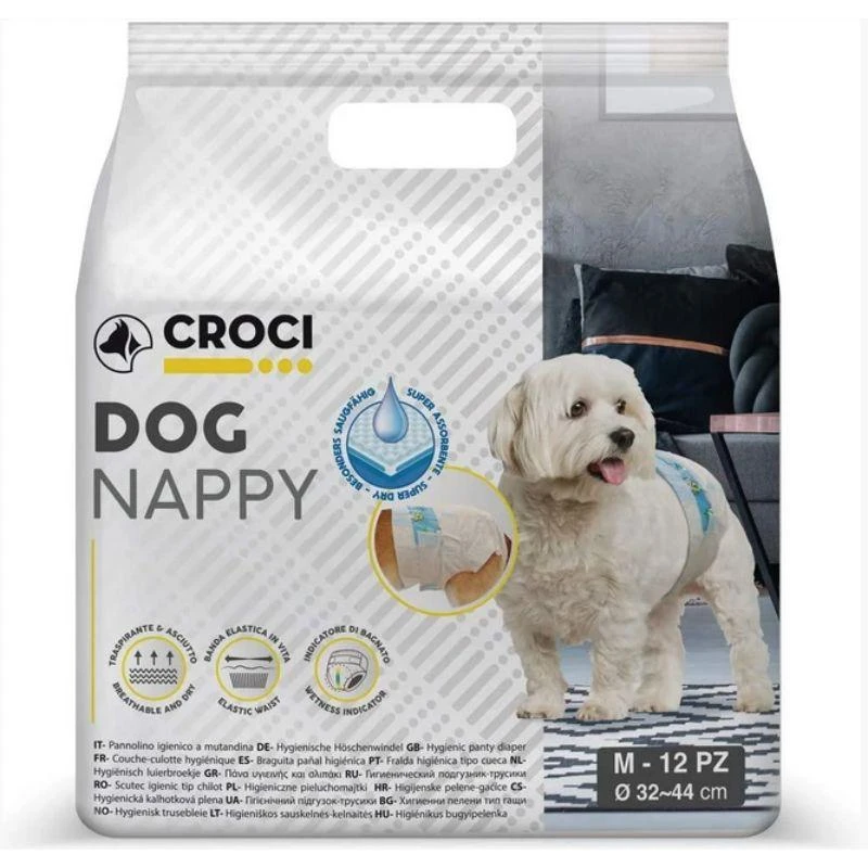 Croci Spa Dog sauskelnės sauskelnės šunim M 32-44cm