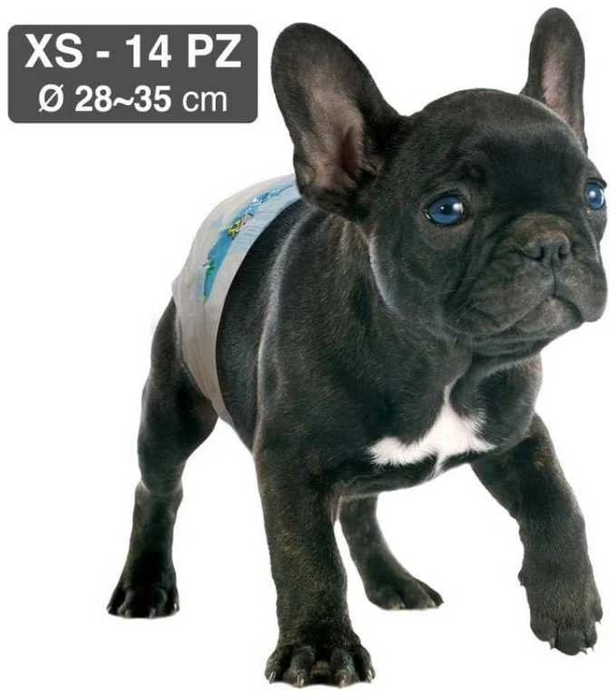 Croci Spa Dog Nappy sauskelnės šunim XS 1-2kg 14vnt.