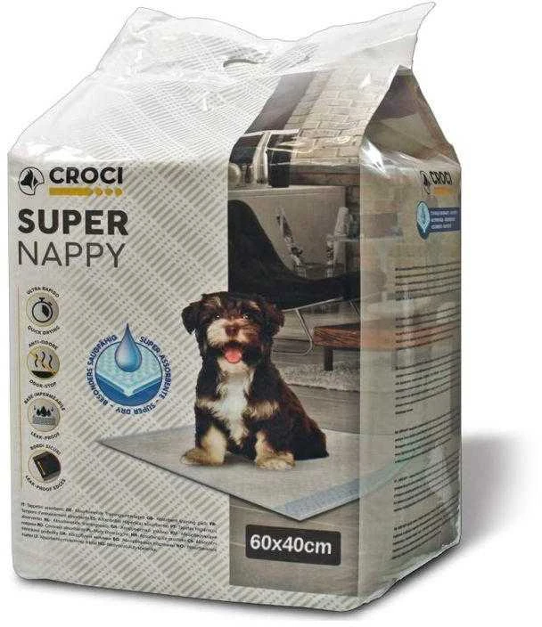 CROCI SUPER NAPPY Higieniniai paklotai 60x40cm