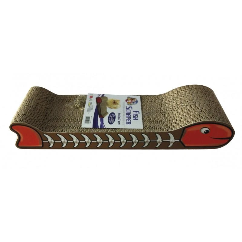 Croci Draskyklė katei kartoninė FISH su katžole 44cm