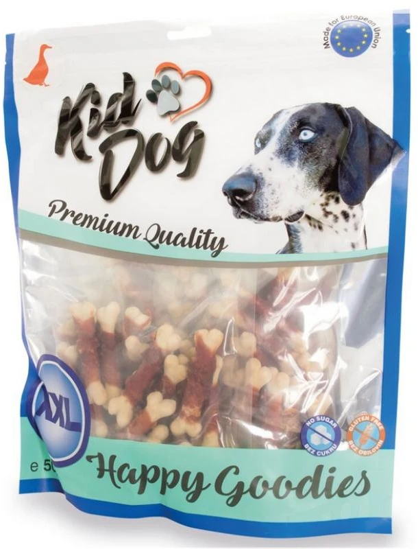 KIDDOG Breast kalcio kauliukai su antiena 500g
