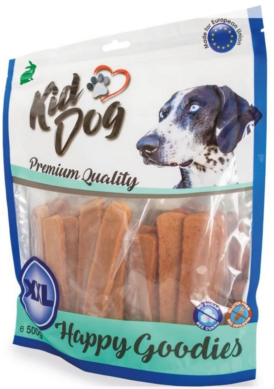KIDDOG Fillets triušienos juostelės 500g