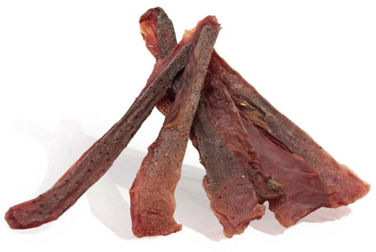 KIDDOG jautienos liežuvis plonom juostelėm 50g (100)