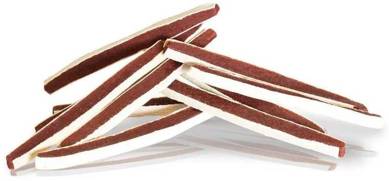 KIDDOG Sandwich jautienos ir menkės juostelės 80g